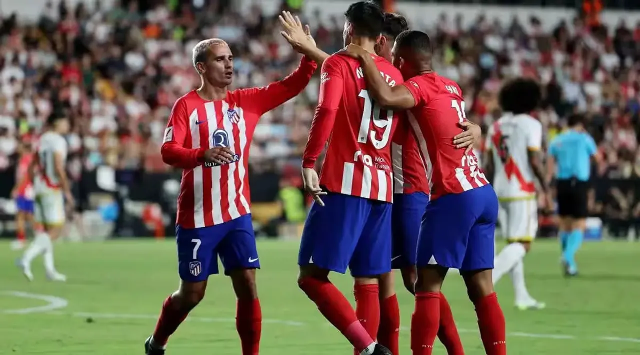 Atletico Madrid stunned Rayo Vallecano by 7-0