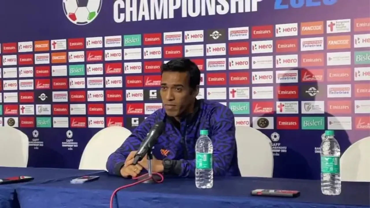SAFF Championship 2023 | "We wanted to do it for the coach," Indian assistant coach Mahesh Gawli at the press conference | Sportz Point