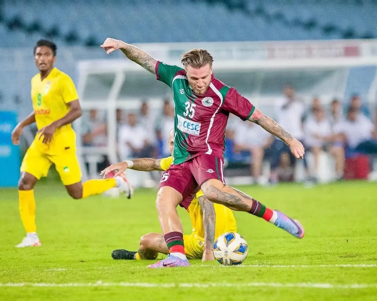 AFC Cup | AFC Cup: AFC Cup: Mohun Bagan Super Giant vs Maziya Highlights | Cummings scores a brace to help the Mariners beat Maziya by 2-1 | Sportz Point