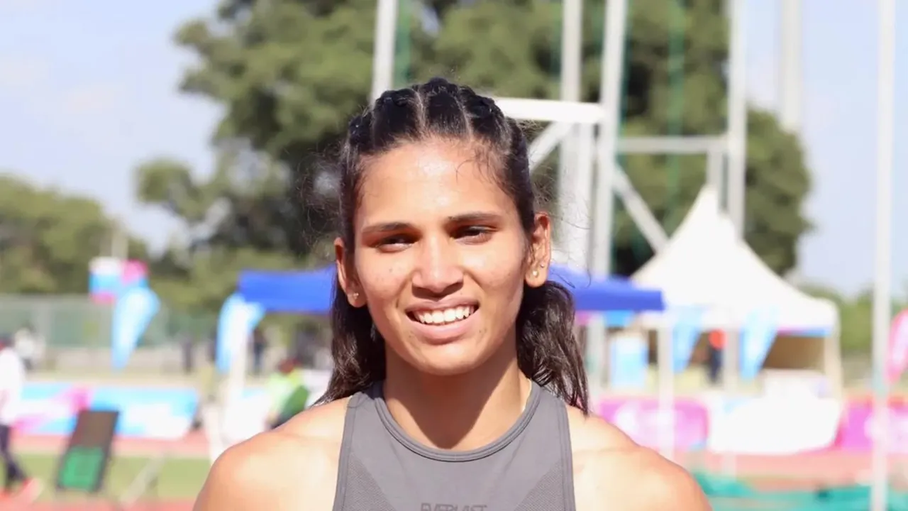 T-Meeting 2023 Athletics: India's Jyothi Yarraji wins the gold medal in the women's 100m hurdles event | Sportz Point