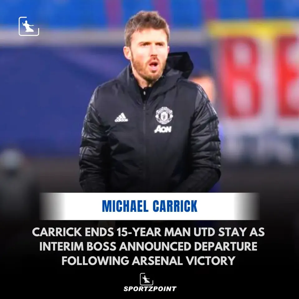 Michael Carrick ends 15-year Man Utd stay as interim boss announced departure following Arsenal victory