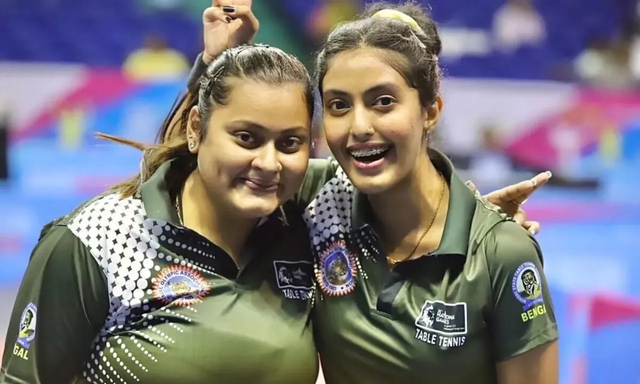 WTT Contender Tunis 2023: Sutirtha and Ayhika Mukherjee lift women's doubles title for India | Sportz Point