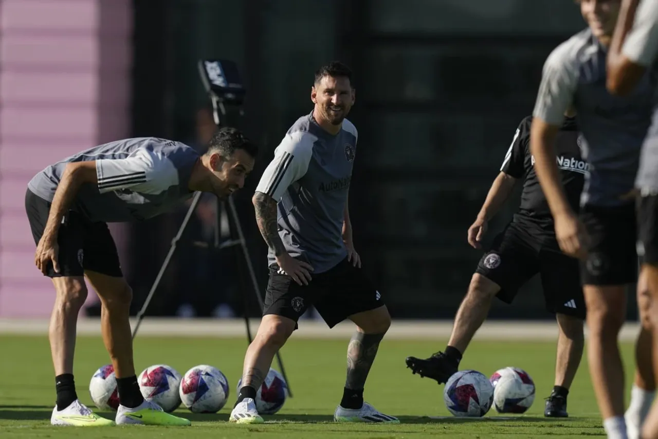 In Pics: Lionel Messi's first training pictures for Inter Mimmi CF