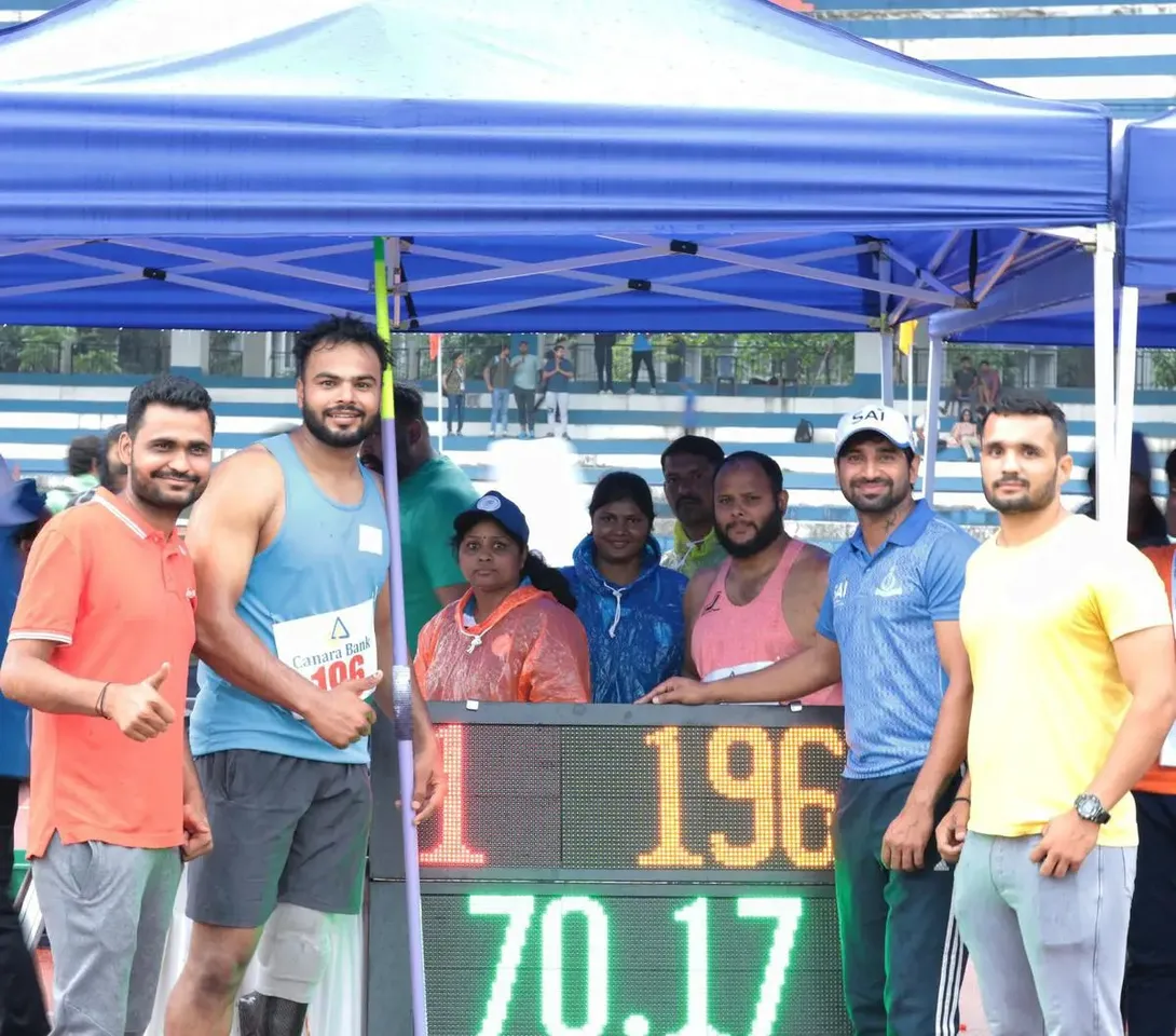 Sumit Antil | Sumit Antil breaks his World Record at Indian Open National Para Athletics Championships 2023 | Sportz Point