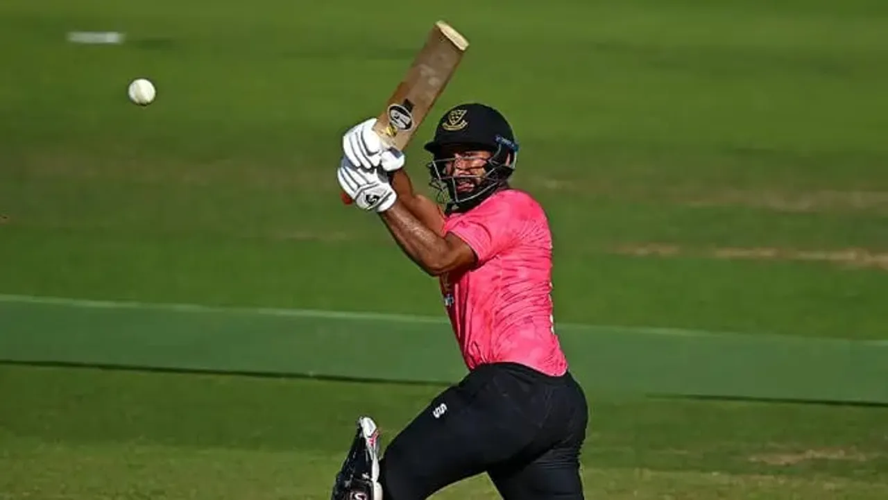 Cheteshwar Pujara slammed his second consecutive hundred in the Royal London One-Day Cup | SportzPoint.com