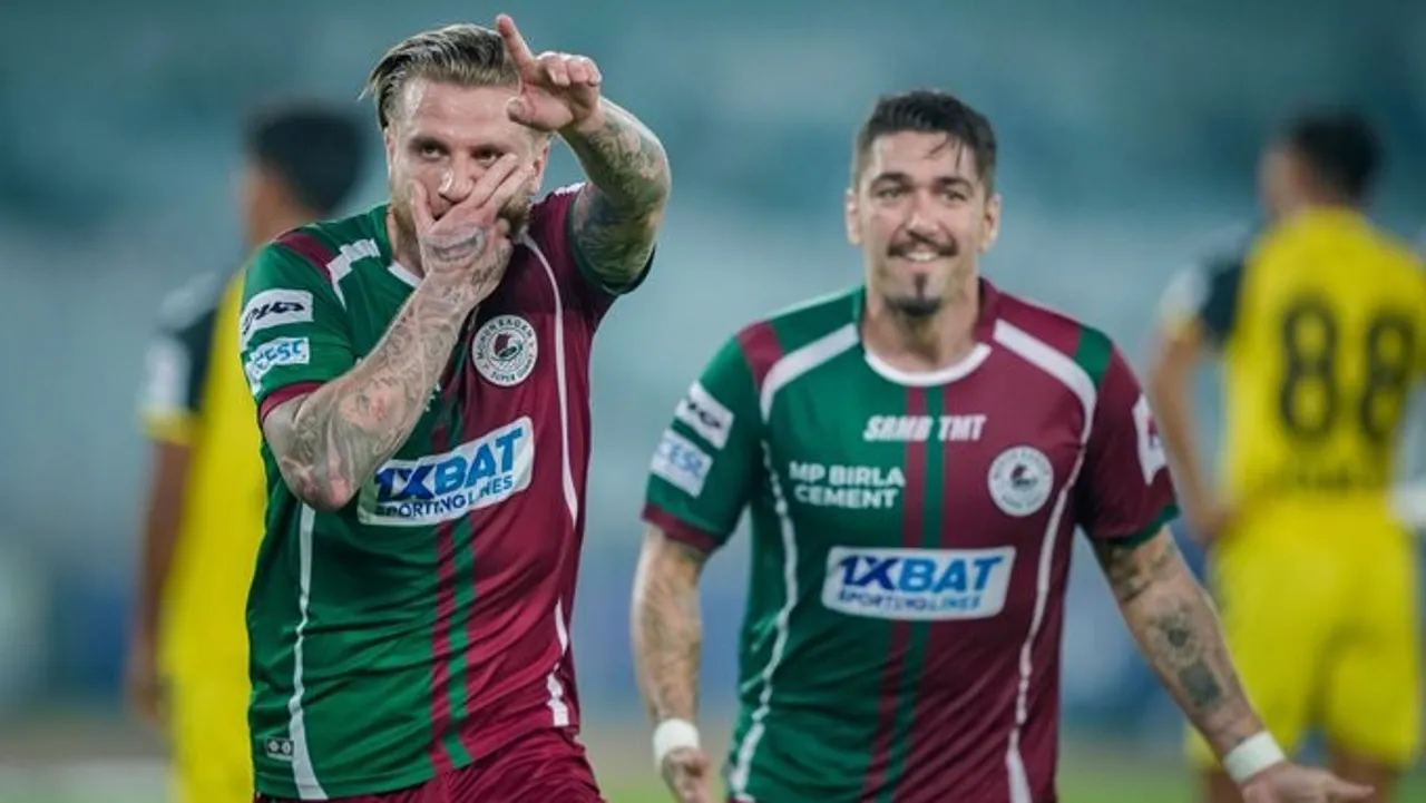 Mohun Bagan Super Giant vs Hyderabad FC ISL 2023-24 Highlights | Thapa and Cummings help the Mariners beat Hyderabad FC by 2-0  