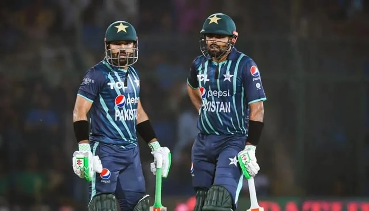 Highest Partnership in a chase in T20I Cricket: Babar Azam and Rizwan break Guptil and Williamson's record | Sportz Point