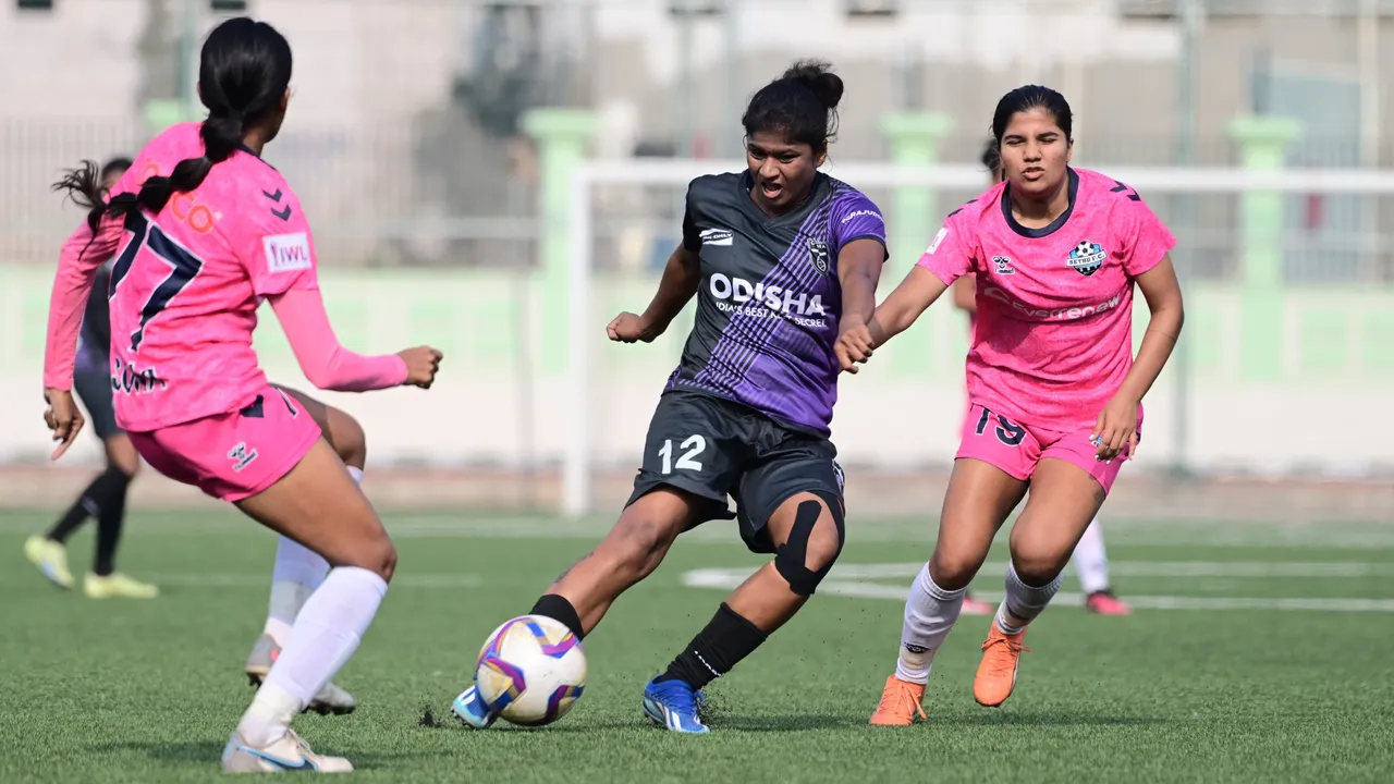 IWL 2023-24: 3-on-3 Odisha FC climb to top spot in IWL standings after a hard-fought win against Sethu FC