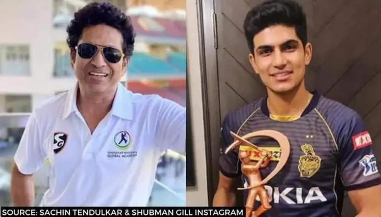 Sachin Tendulkar & Shubman Gill | SportzPoint.com