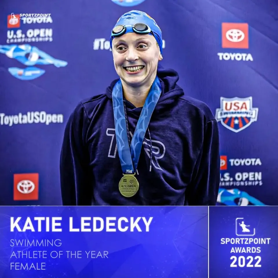Sportz Point Awards 2022: Athlete of the Year (Female) | Katie Ledecky | Sportz Point