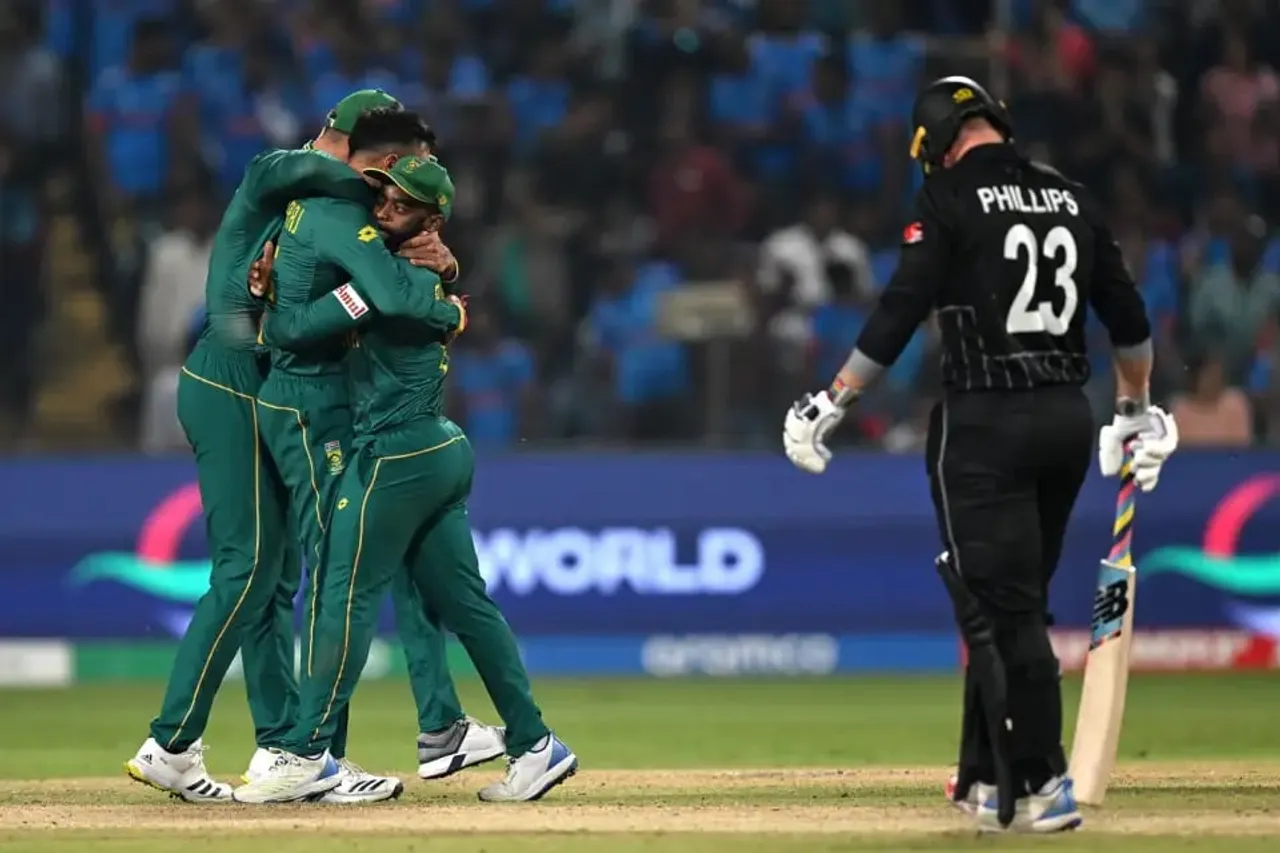 South Africa created history as they beat New Zealand in the ICC Men's ODI World Cup for the first time in 24 years