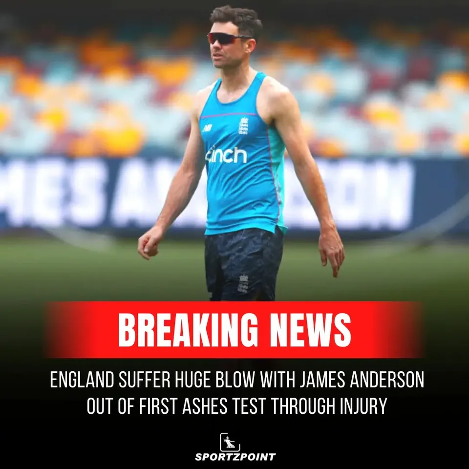 James Anderson is set to the Ashes opener | SportzPoint.com