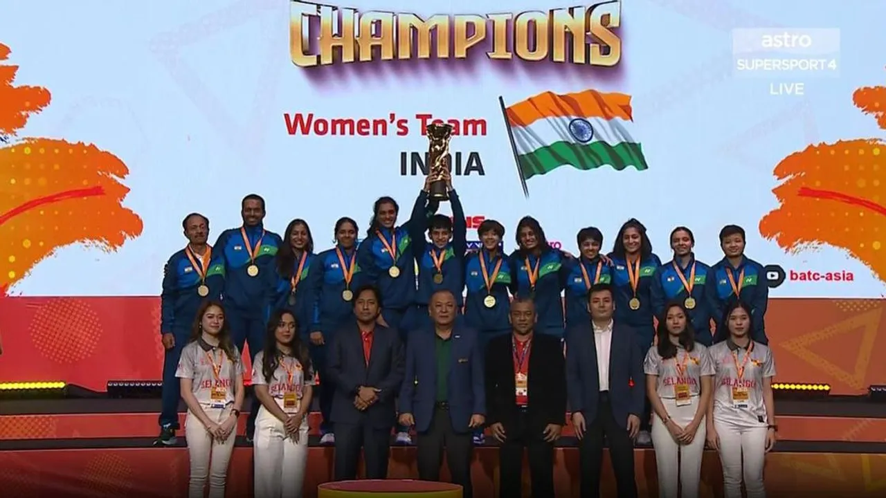Badminton Asia Team Championships: Indian Women's Badminton team creates history by winning the title for the first time