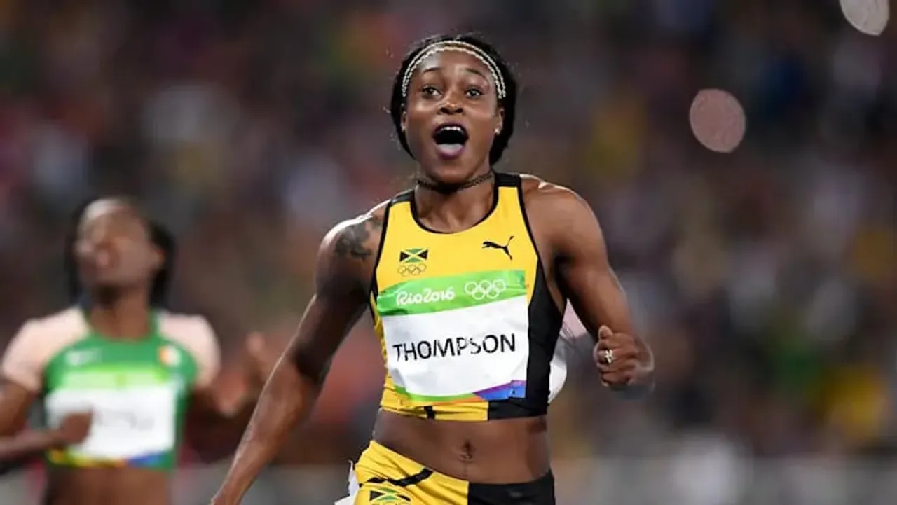 amaican Sprinter Elaine Thompson sets new Olympic Record | SportzPoint