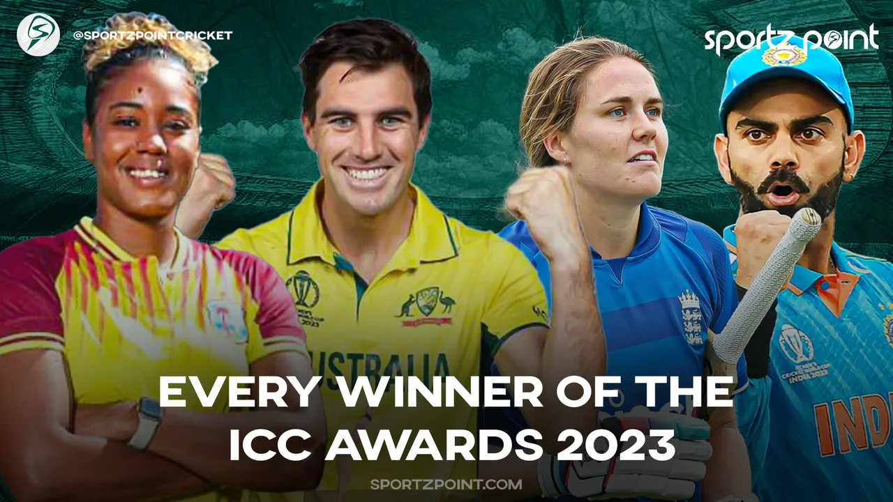 ICC Awards 2023 full list: Cummins and Nat Sciver-Brunt win ICC Cricketer of the Year awards
