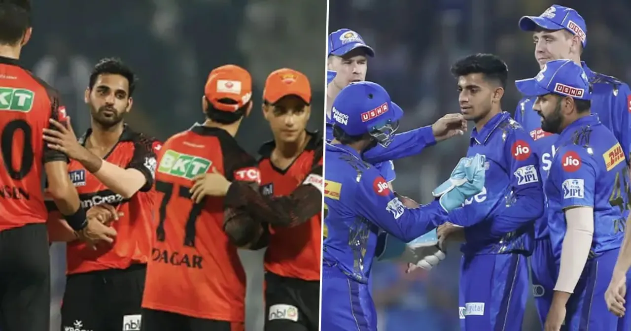 SRH vs MI Match No 25 at Rajiv Gandhi Stadium, Hyderabad | Sportzpoint