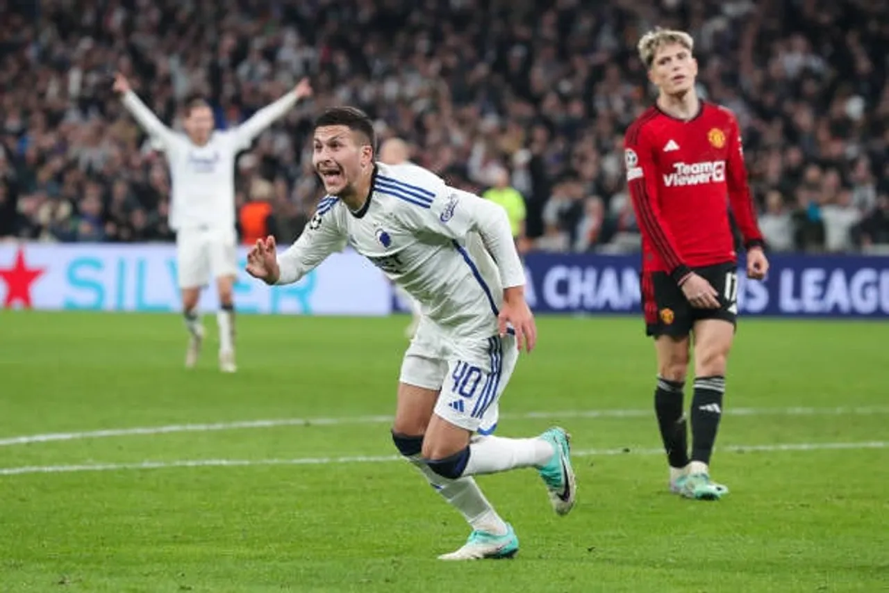 Champions League 2023-24: Erik Ten Hag's job on the line as Copenhagen defeated 10-men Manchester United by 4-3 at home