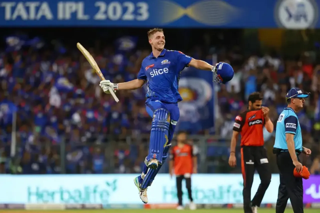 MI vs SRH | MI vs SRH: Cameron Green scored his maiden IPL century as Mumbai Indians defeated Sunrisers Hyderabad by 8 wickets | Sportz Point