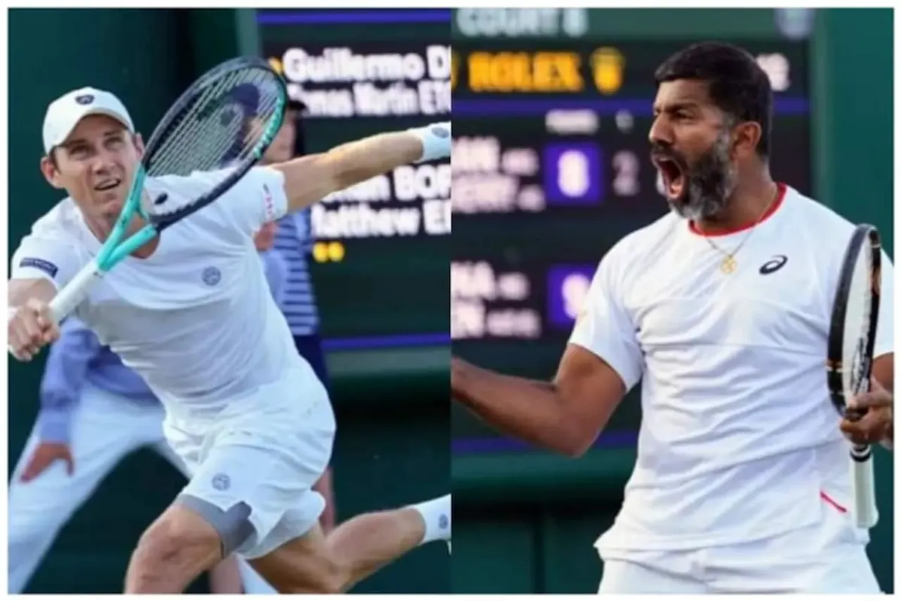 Wimbledon 2023: India's Rohan Bopanna started with a win with his men's doubles companion Matthew Ebden | Sportz Point