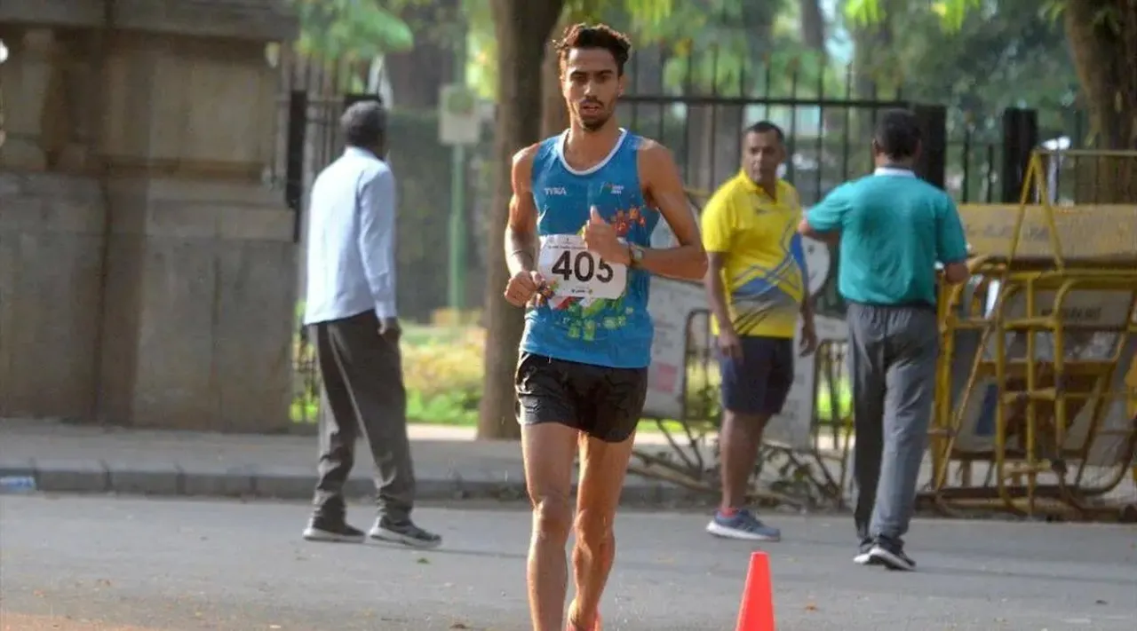 Asian 20km Race Walking Championships 2023: Navy's Akshdeep Singh wins gold medal | Sportz Point