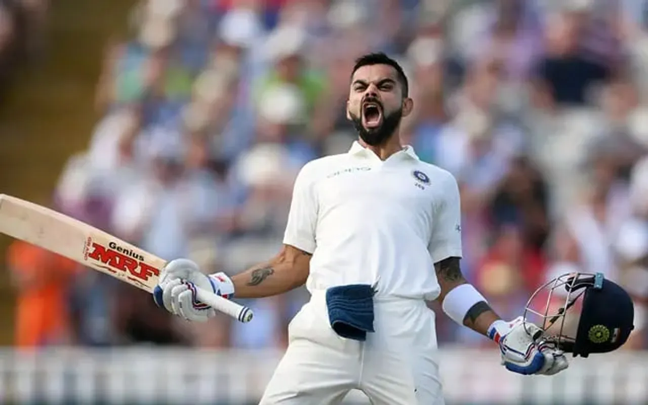 Virat KoVirat Kohli features at number 2 in the list of most tons in tests as a captain with 20 tons-SportzPoint