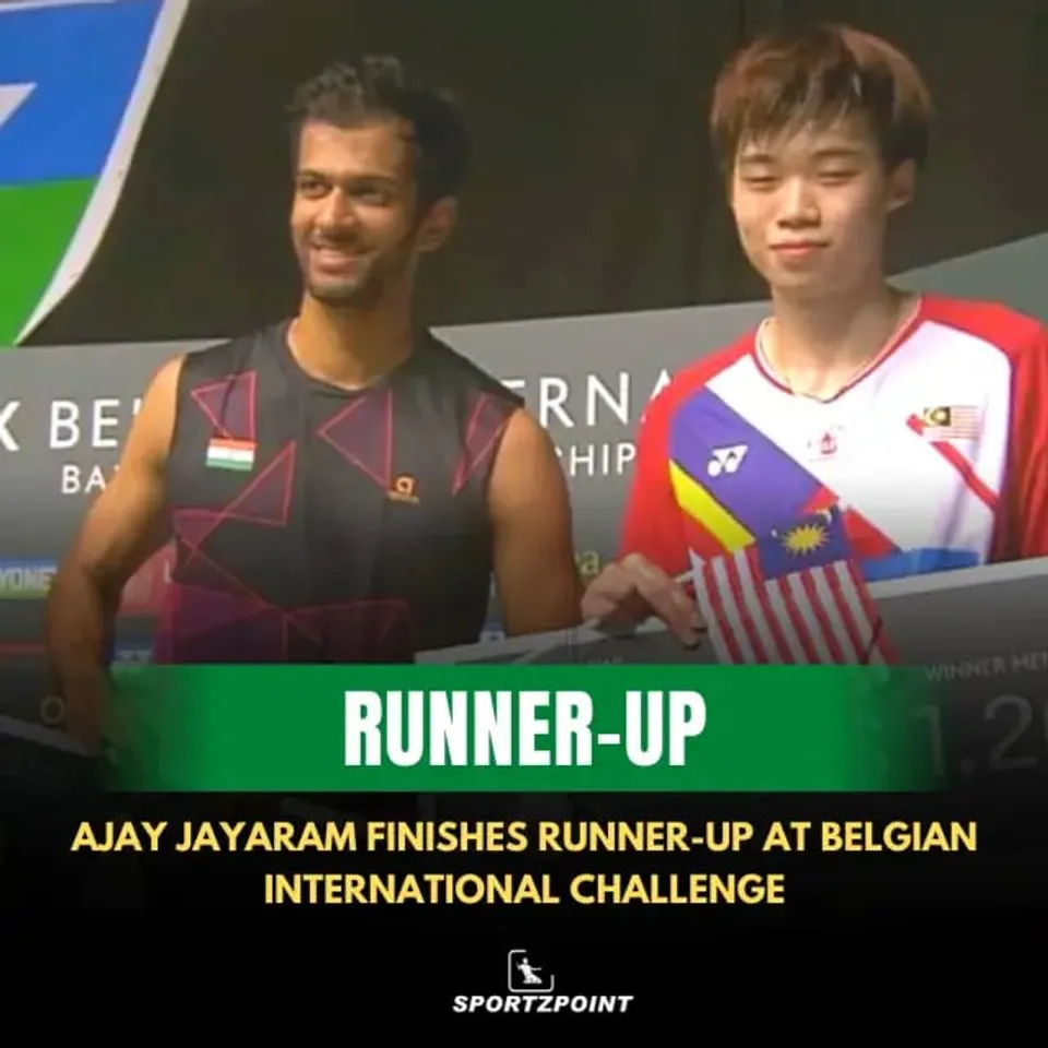 Ajay Jayaram finishes runner-up at Belgian International Challenge-Sportzpoint
