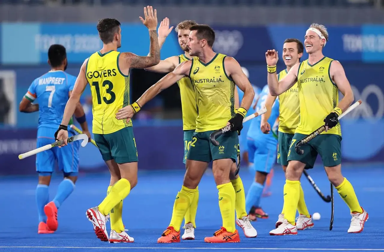 Indian men's hockey team lost to Australia 4-5 in first match