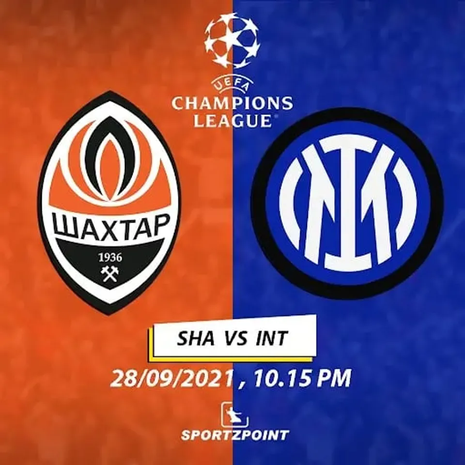 Shakhtar vs Inter Milan - UCL match preview, lineup, and Dream11 team prediction | SportzPoint