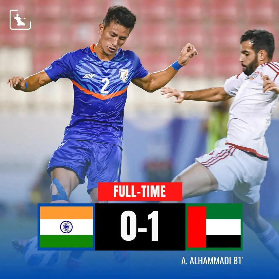 AFC U-23 Asian Cup qualifiers: India loses to UAE 1-0 | SportzPoint.com