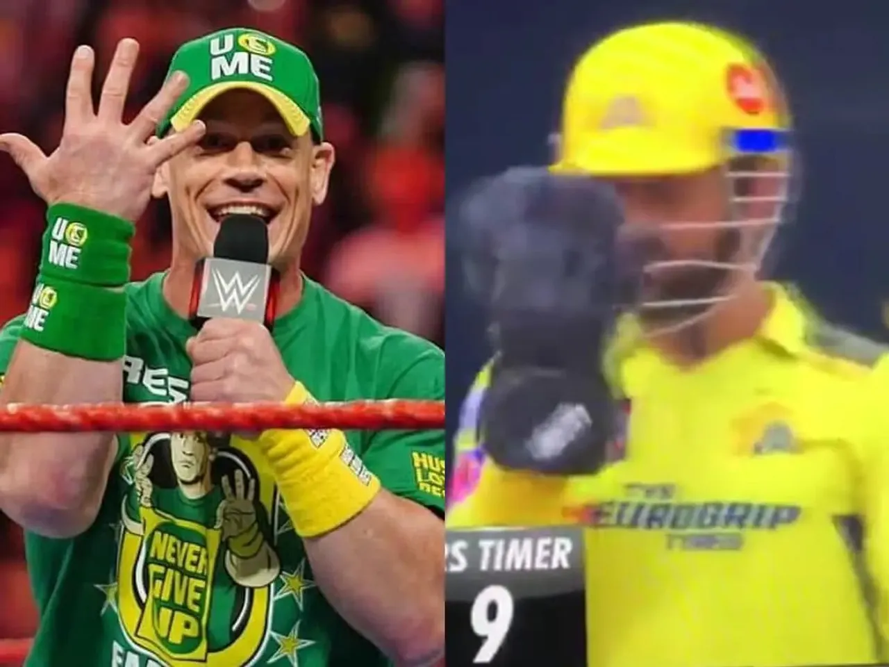 John Cena is a MS Dhoni fan: Checkout what the WWE superstar posted | Sportz Point