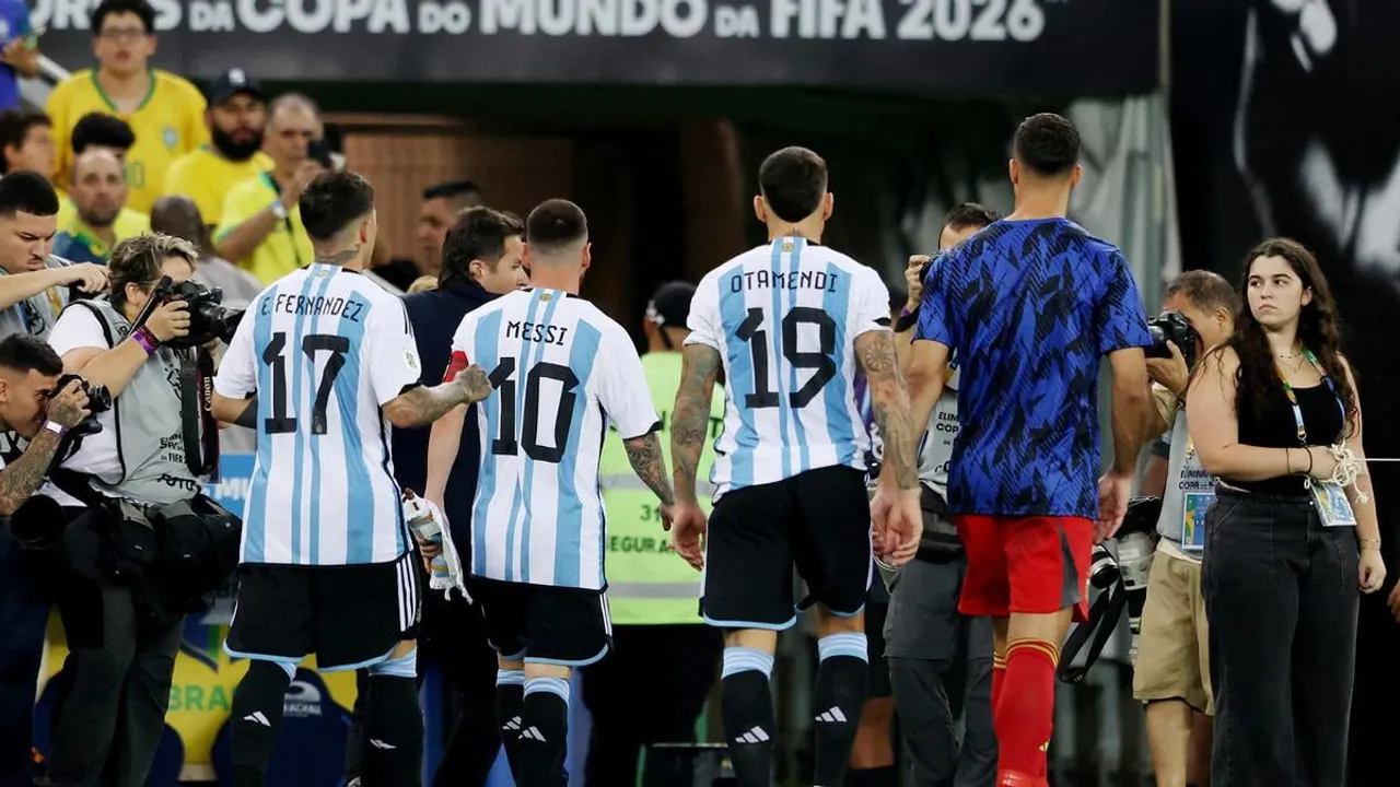Brazil vs Argentina FIFA World Cup Qualifiers | Match delayed due to fight between fans