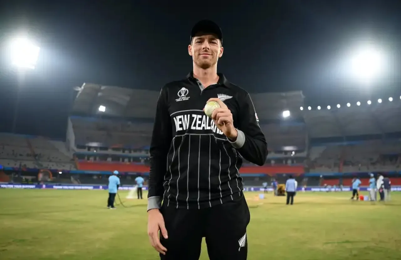 ODI World Cup 2023: Mitchell Santner becomes the first Kiwi bowler to take a five-for in the WC History