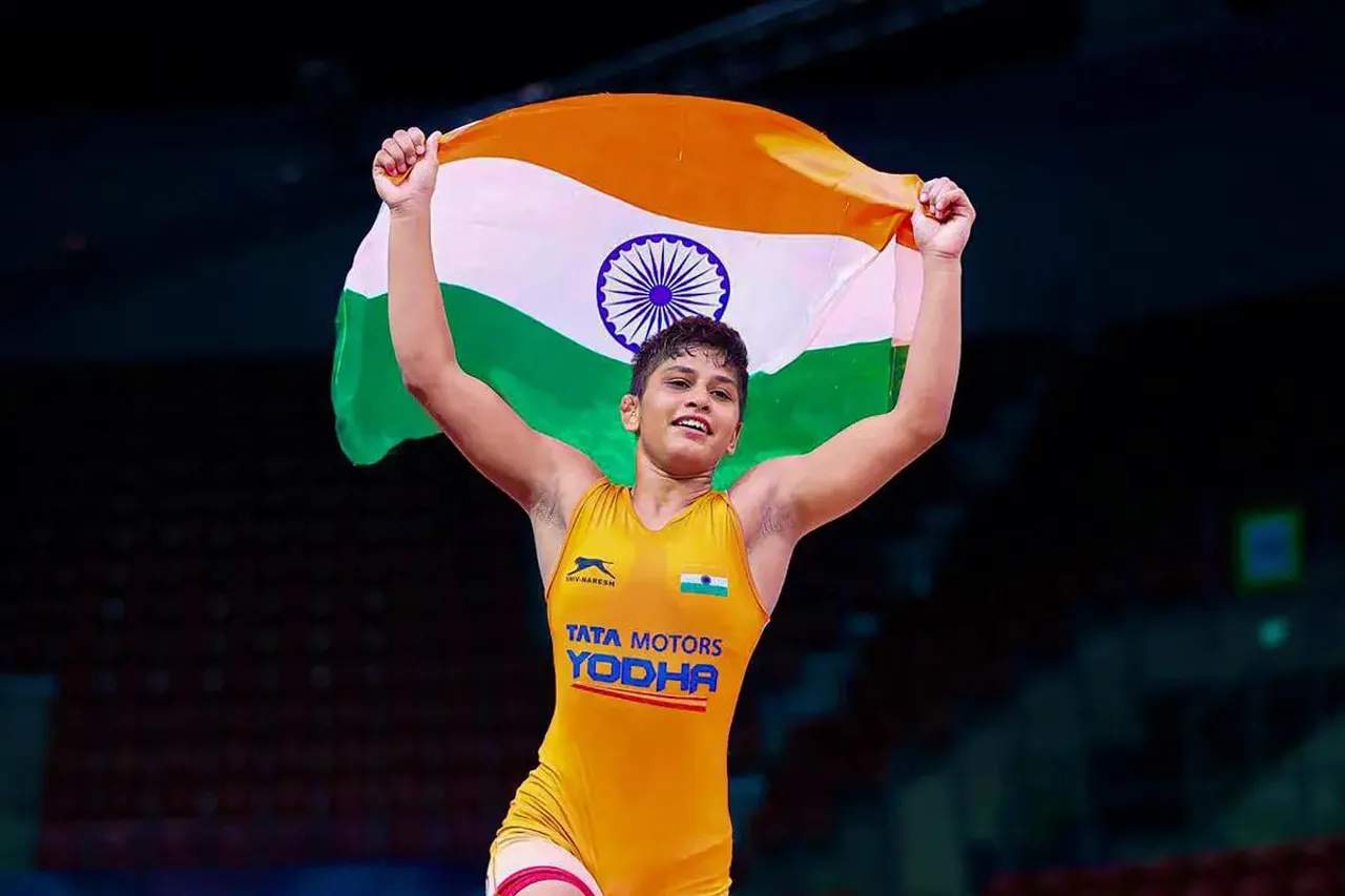 Asian Wrestling Championships: Young Indian wrestler Antim Panghal enters the final | Sportz Point