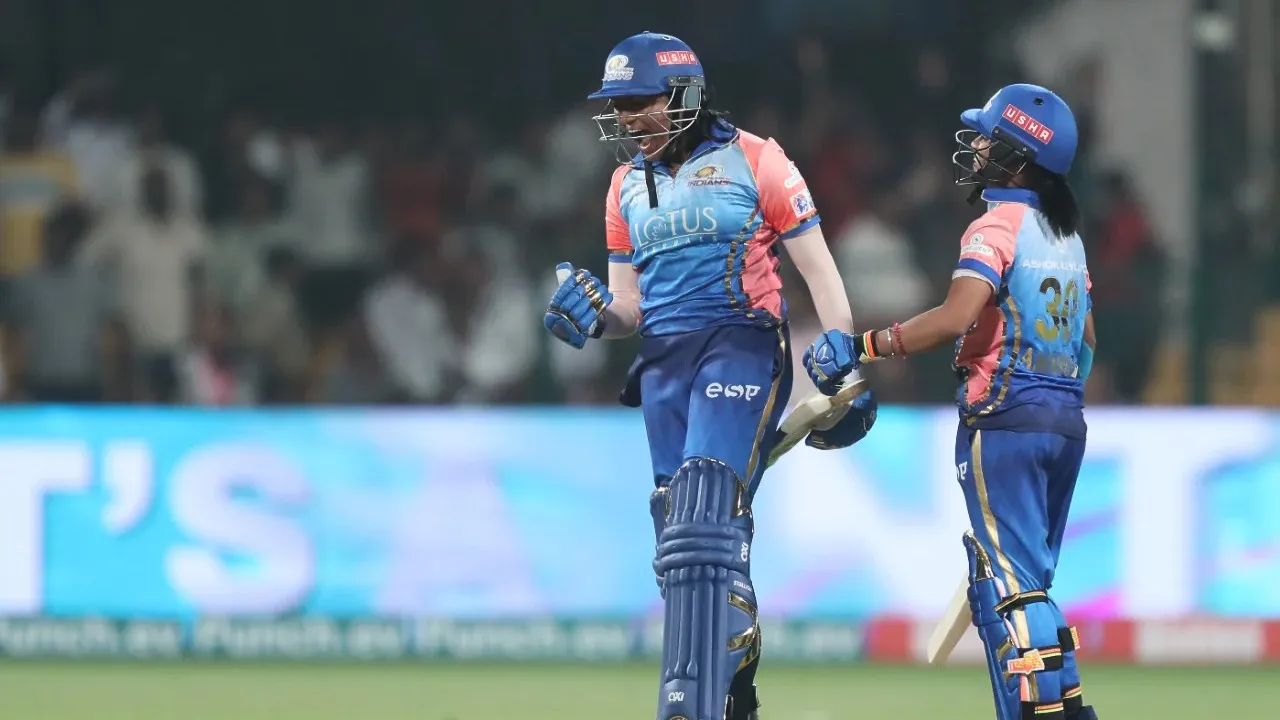 WPL 2024: Mumbai Indians vs Delhi Capitals Match Highlights | A last ball six from debutant Sajeevan Sajana helps MI beat DC in the first match of the season