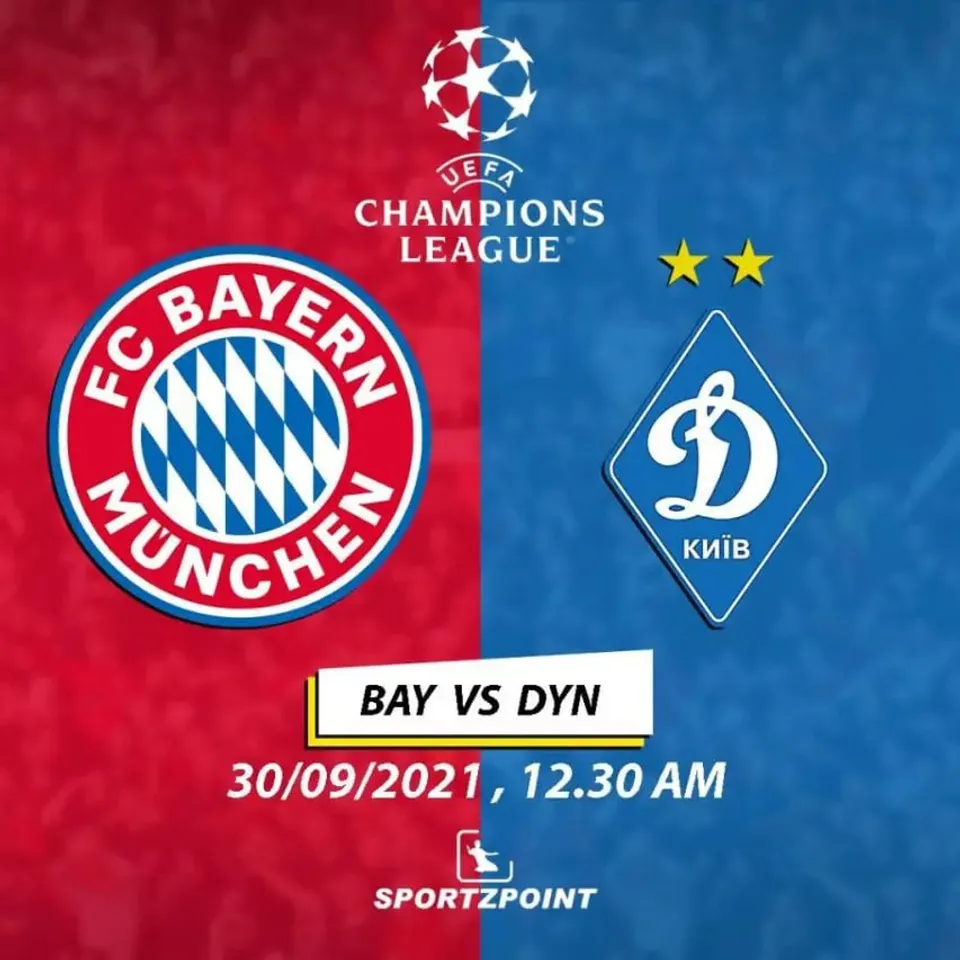 Bayern vs Dynamo Kiev: UCL match preview, lineup, and Dream11 team prediction