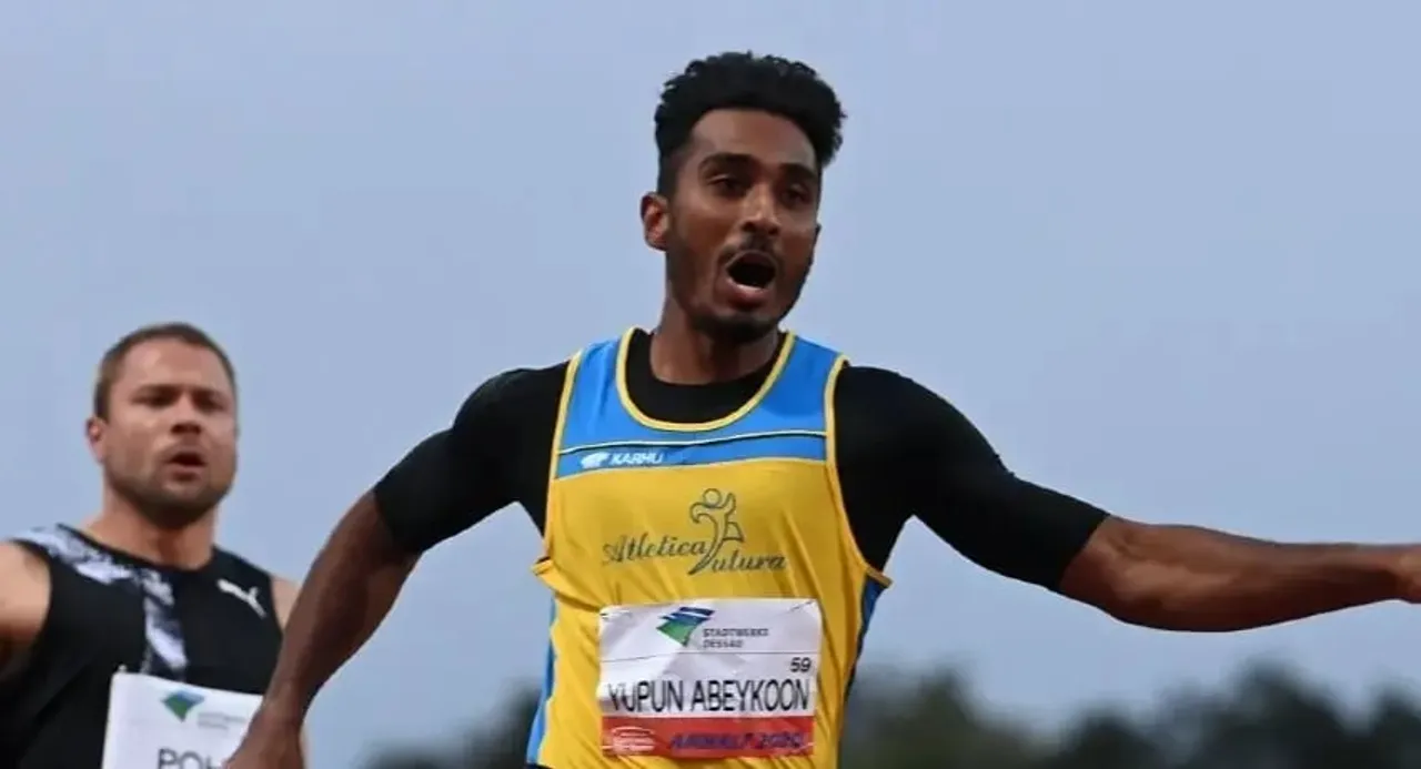 Yupun Abeykoon becomes first South Asian to set a record of sprint 100m under 10 seconds
