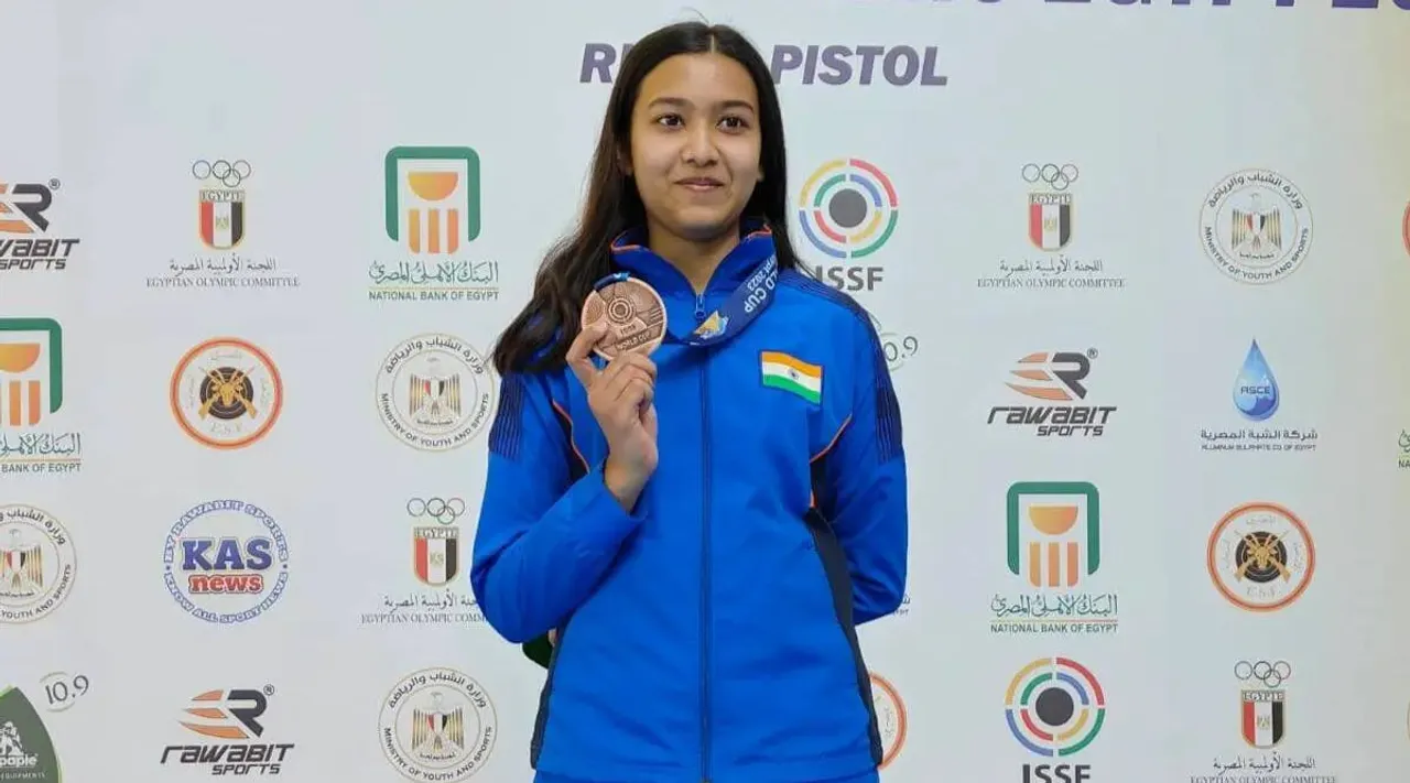 Tilottama Sen: The 14-year-old shooter is aiming for Olympics after winning bronze at ISSF World Cup, says her father