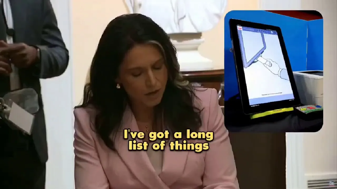 Tulsi Gabbard rejects American EVM; Indian opposition, media gets unduly excited