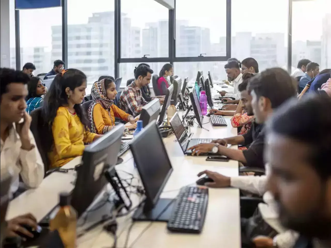 Services are driving GDP growth in India