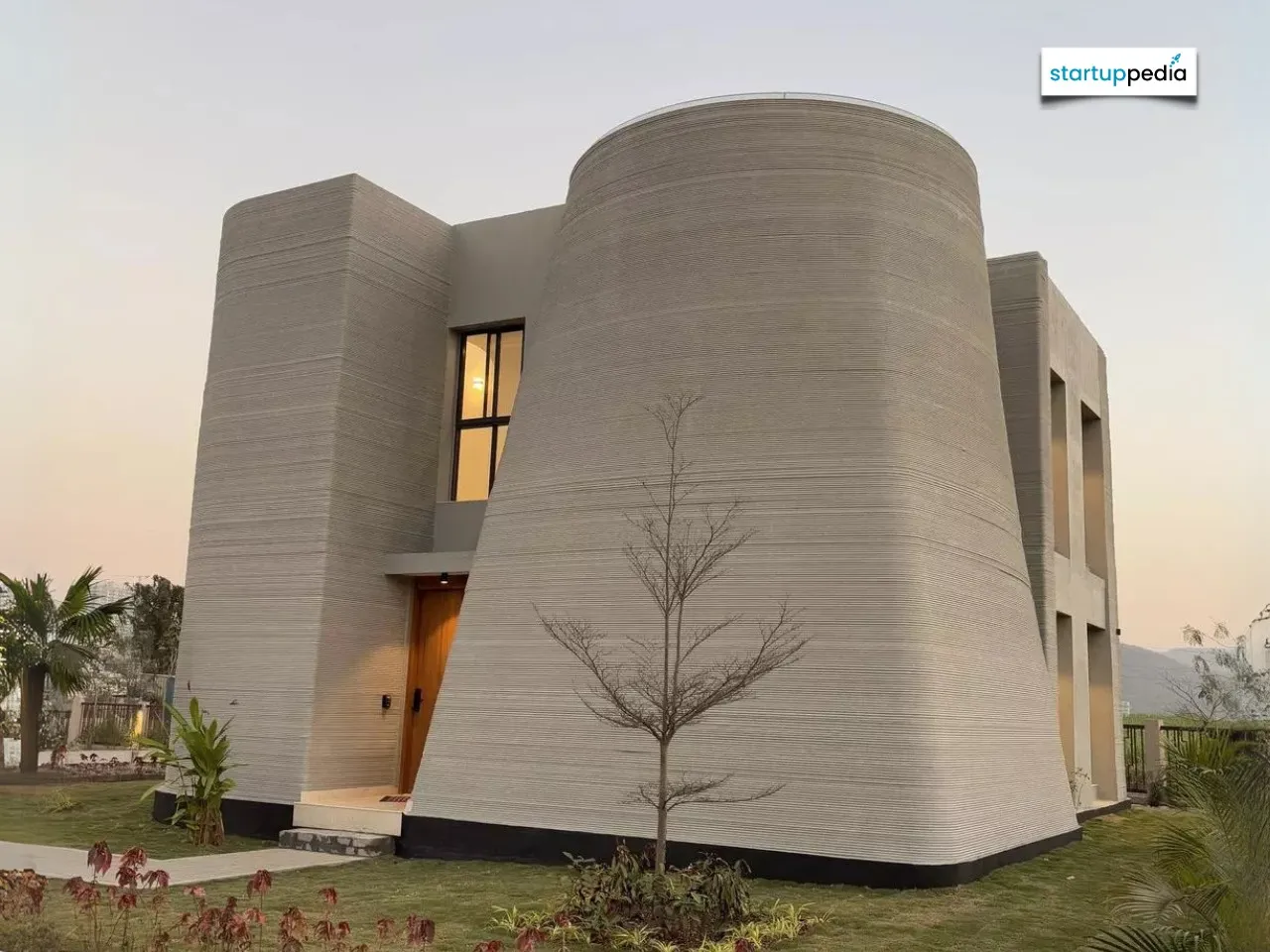 The 3-D Printed Villa built by Tvasta in collaboration with Godrej Properties