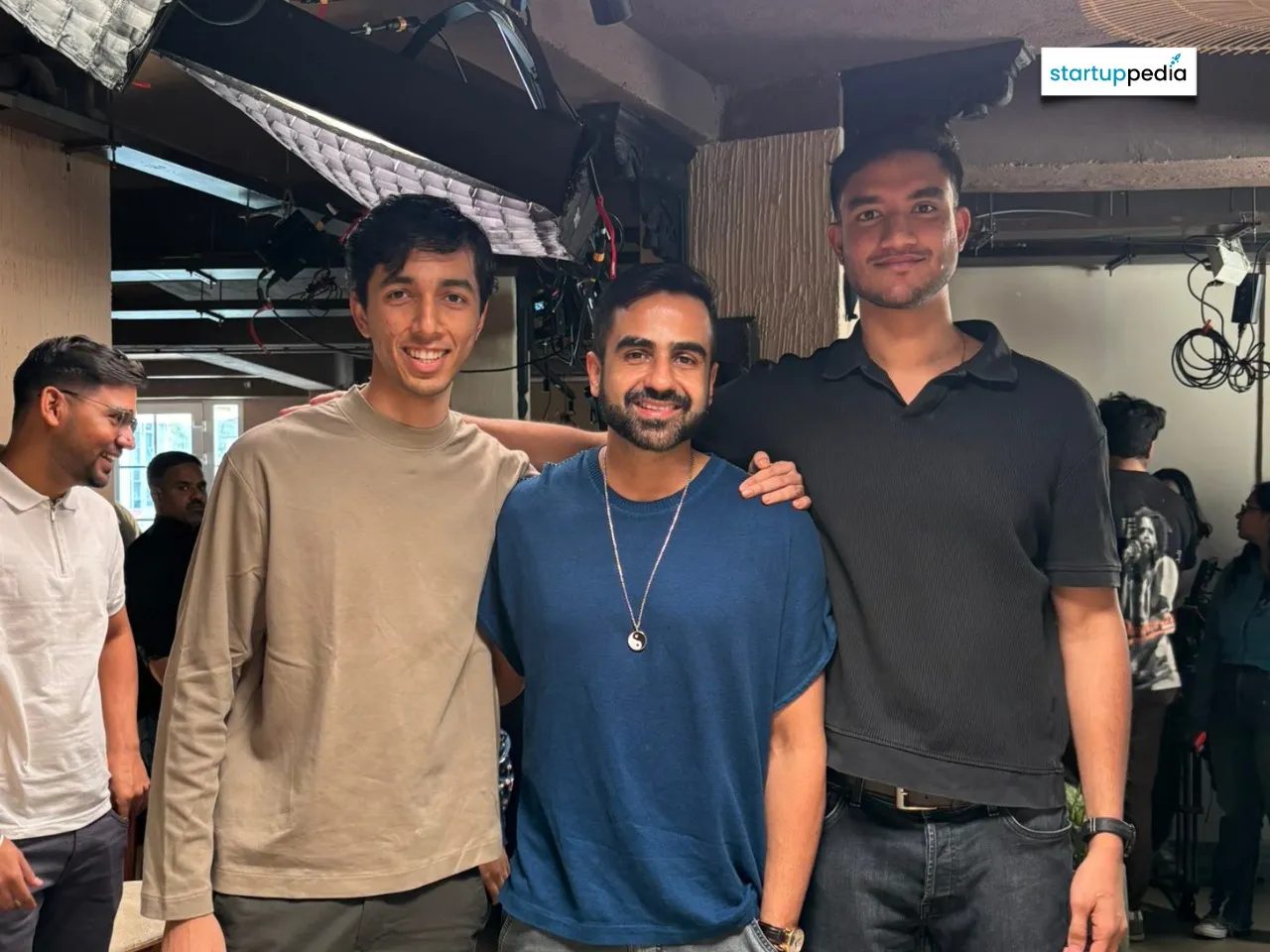 Vikram Pai with Zerodha Co-founder Nikhil Kamath 