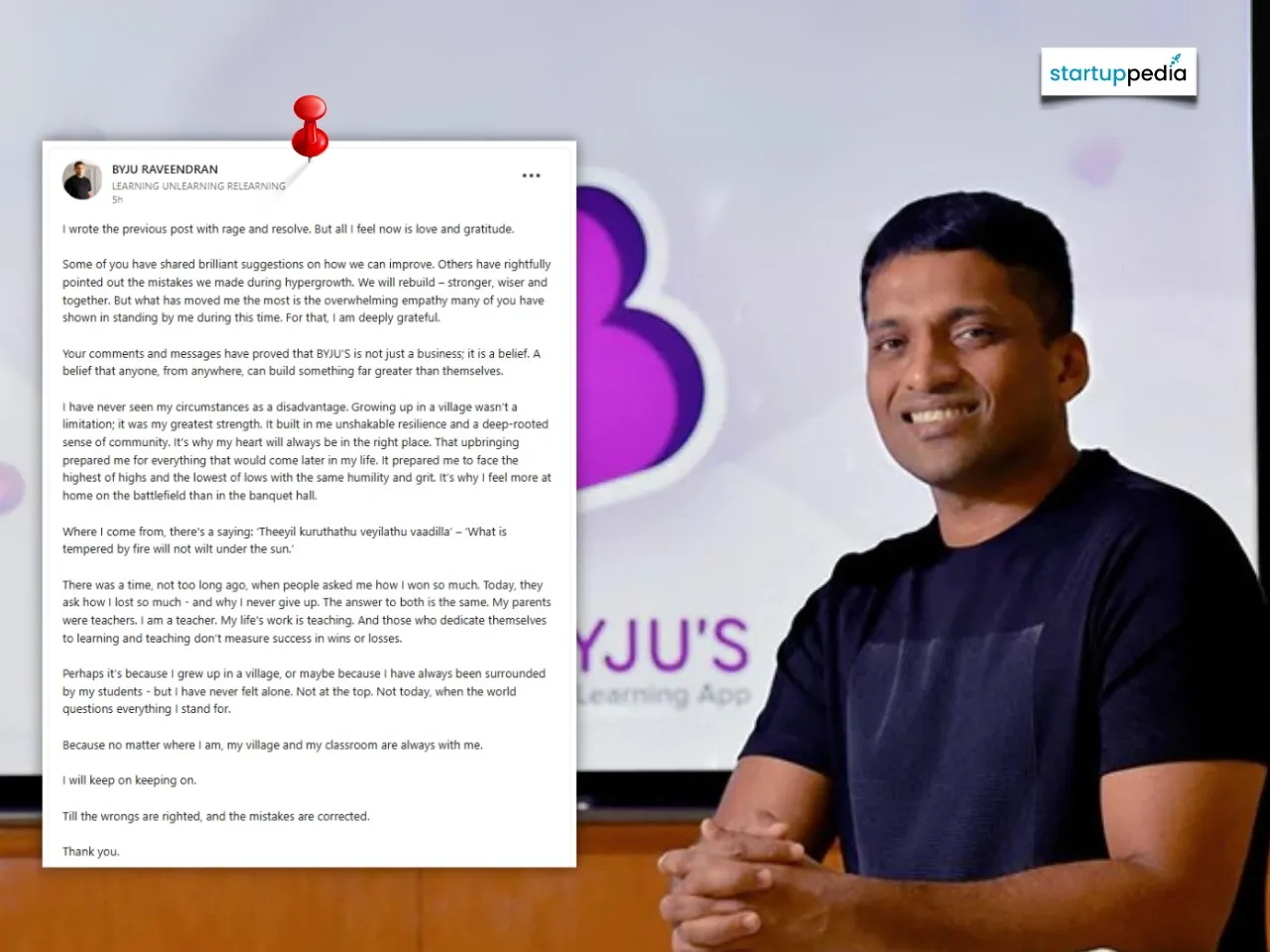 Byju Raveendran, Founder, BYJU's 