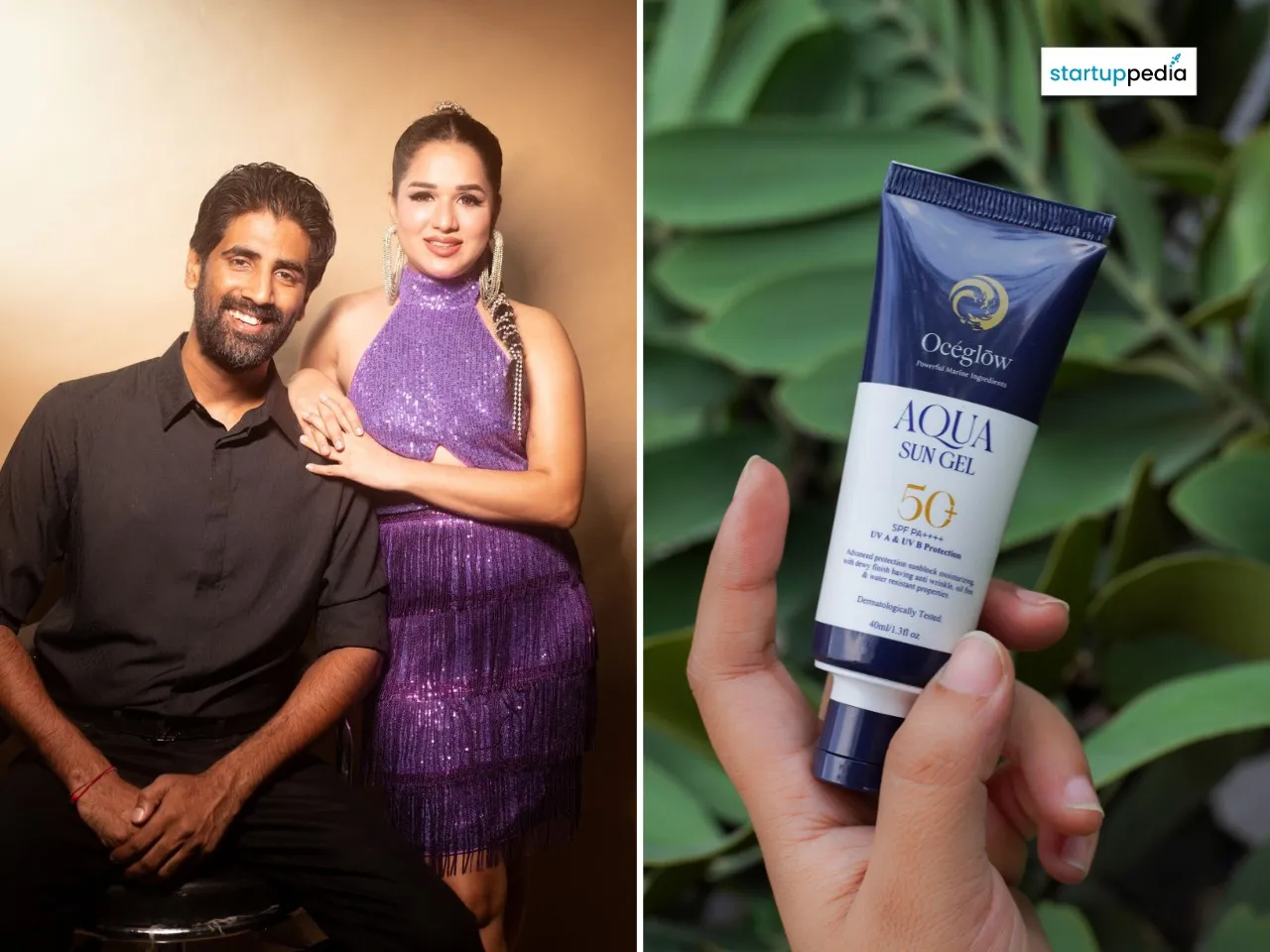 Akshay Oswal and Aarushi Oswal - Co-founders Of Océglow 