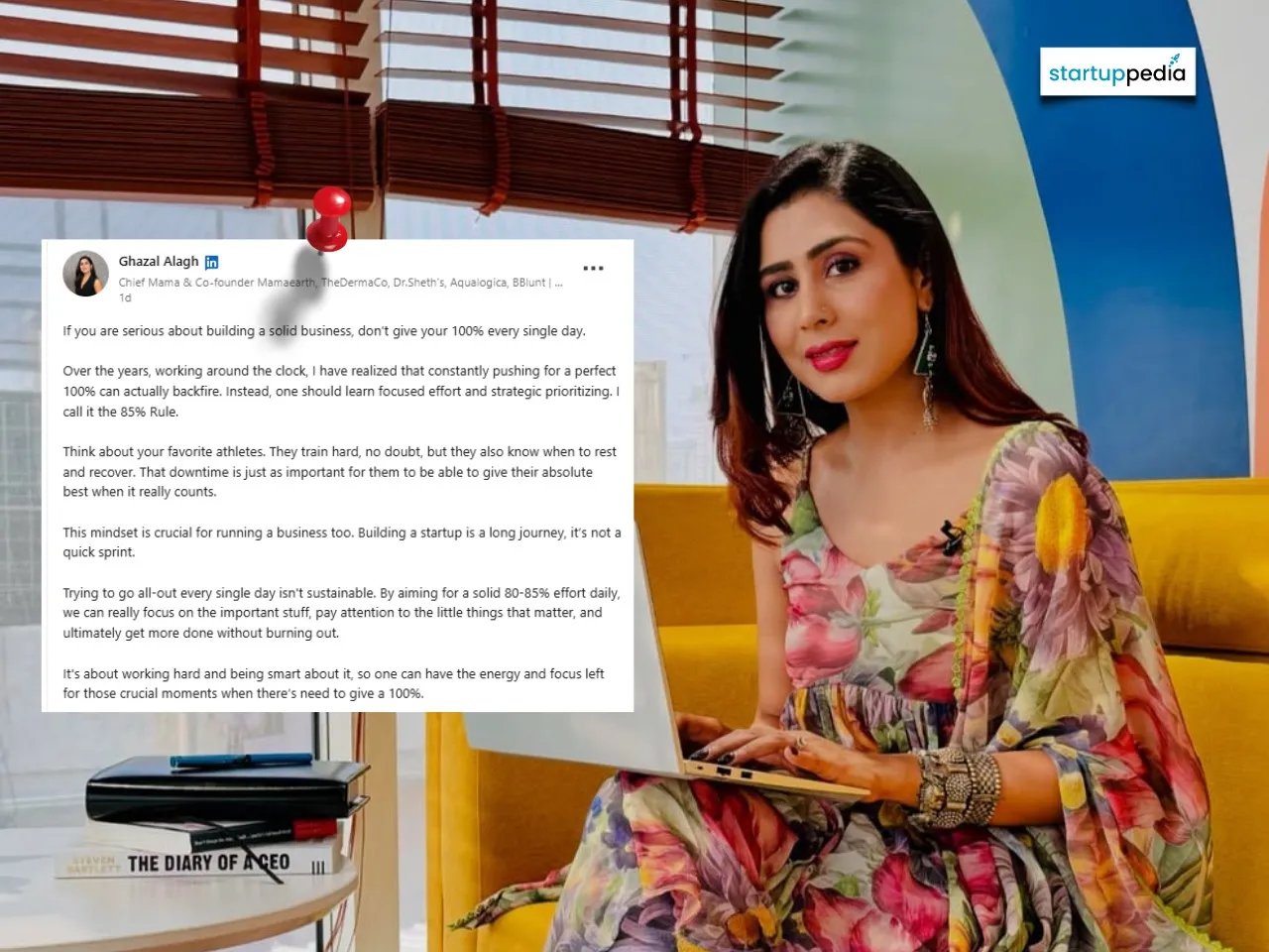 Mamaearth Co-founder Ghazal Alagh