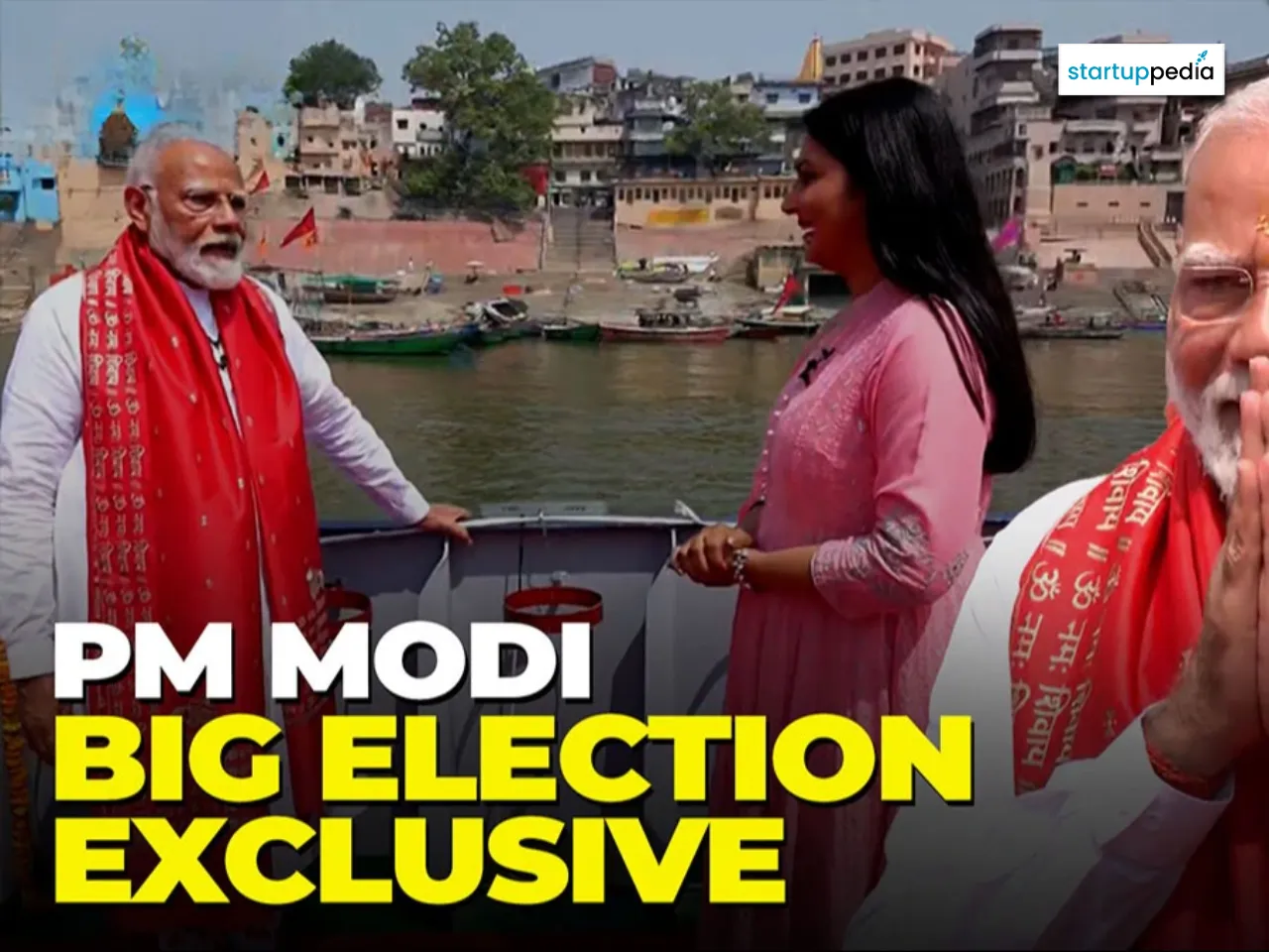 PM Modi interviewed by Aaj Tak's Chitra Tripathi