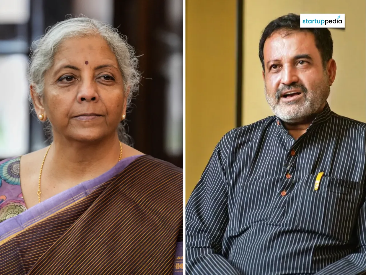 FM Nirmala Sitharaman And Ex-CFO Infosys Mohandas Pai