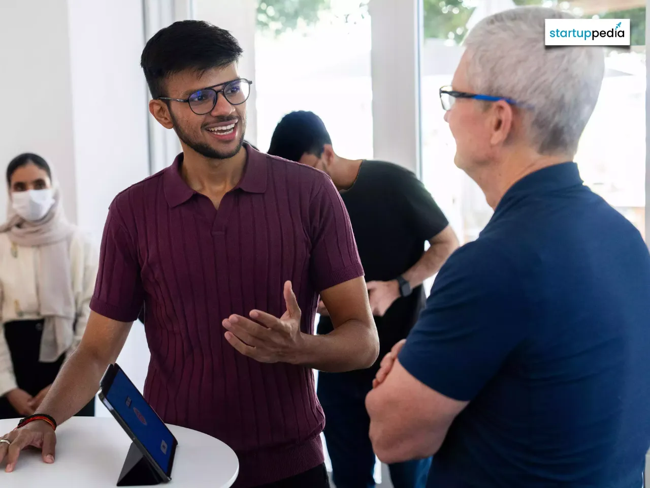 Akshat Srivastava Meets Apple CEO Tim Cook At WWDC 2024