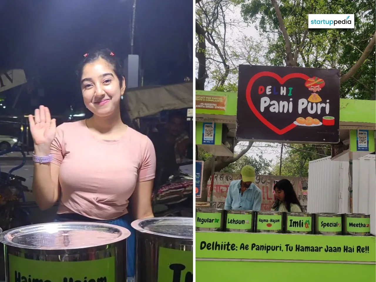 Delhi Pani Puri Woman