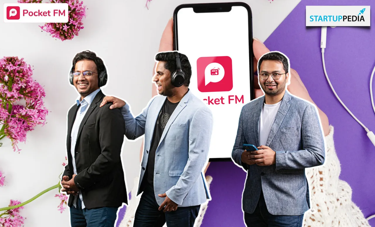 Started by friend-trio in 2018, Pocket FM’s long-format audio model has become a hit with 80+ million users - achieved $25 million ARR.
