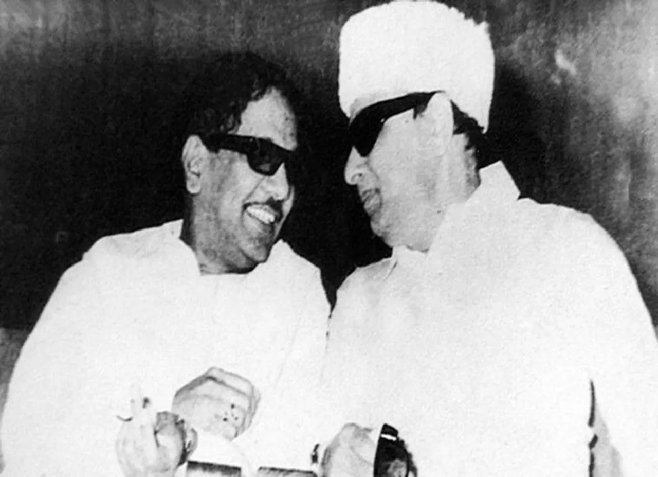 Karunanidhi , MGR